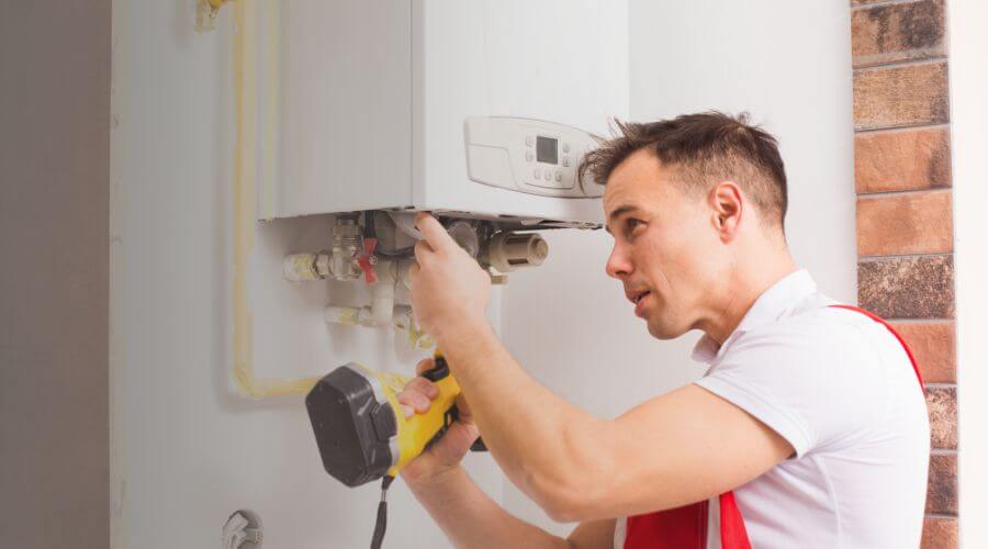 Local tankless water heater installation in Irwin, IA